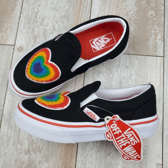 Vans Classic Slip On Chenille Rainbow - Picture 4 of 8